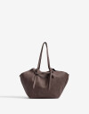 Shopper Cartera Shopper Curva - Marron Chocolate