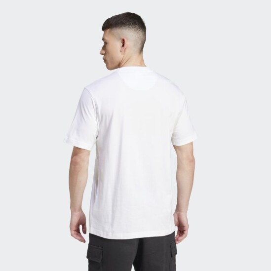 Remera Adidas Essentials Trifolio Blanco