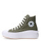 Championes de Mujer Converse Chuck Taylor All Star Move Seasonal Verde Oliva - Blanco - Negro