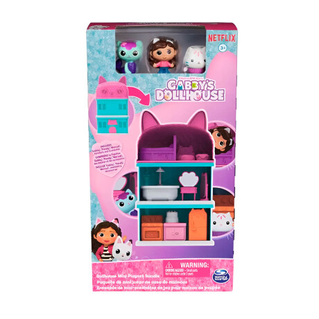 Gabbys Dollhouse Set X3 Mini Habitaciones + Acc Gabbys Dollhouse Set X3 Mini Habitaciones + Acc