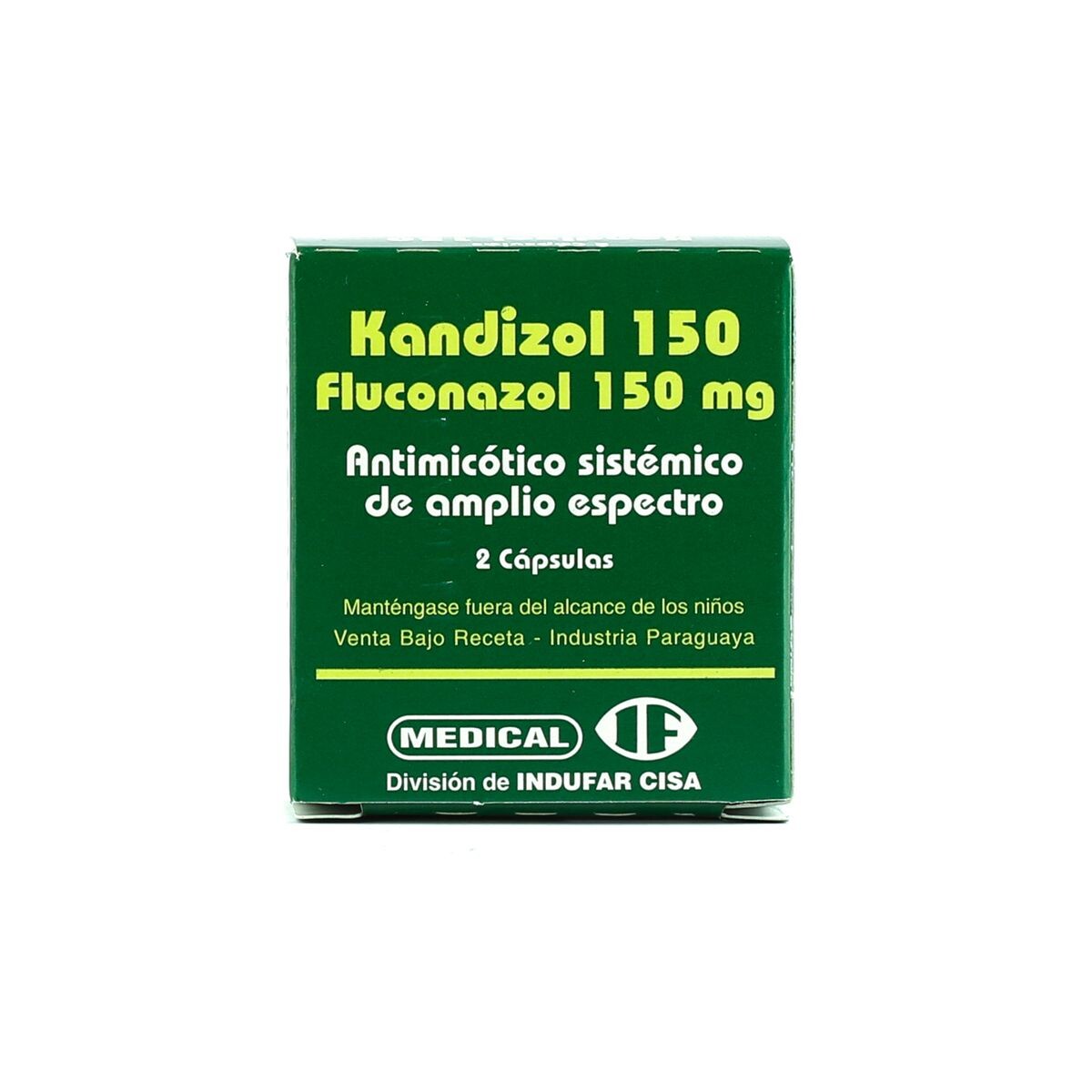 KANDIZOL 150 MG. CJ X 2 CAPSULAS 