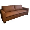 SOFA 100% CUERO - MODELO BLANC - 3 CUERPOS - MARRON SOFA 100% CUERO - MODELO BLANC - 3 CUERPOS - MARRON