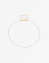 Collares Cortos Perla Collar Con Perlas - Dorado