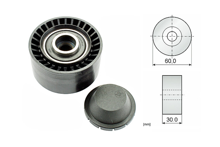 Tensor Guia Correa Citroen C3/C4/Berlingo Ford Fiesta/Ecosport Opel Combo Peug 206/307/Partner 01-25 Tensor Guia Correa Citroen C3/C4/Berlingo Ford Fiesta/Ecosport Opel Combo Peug 206/307/Partner 01-25