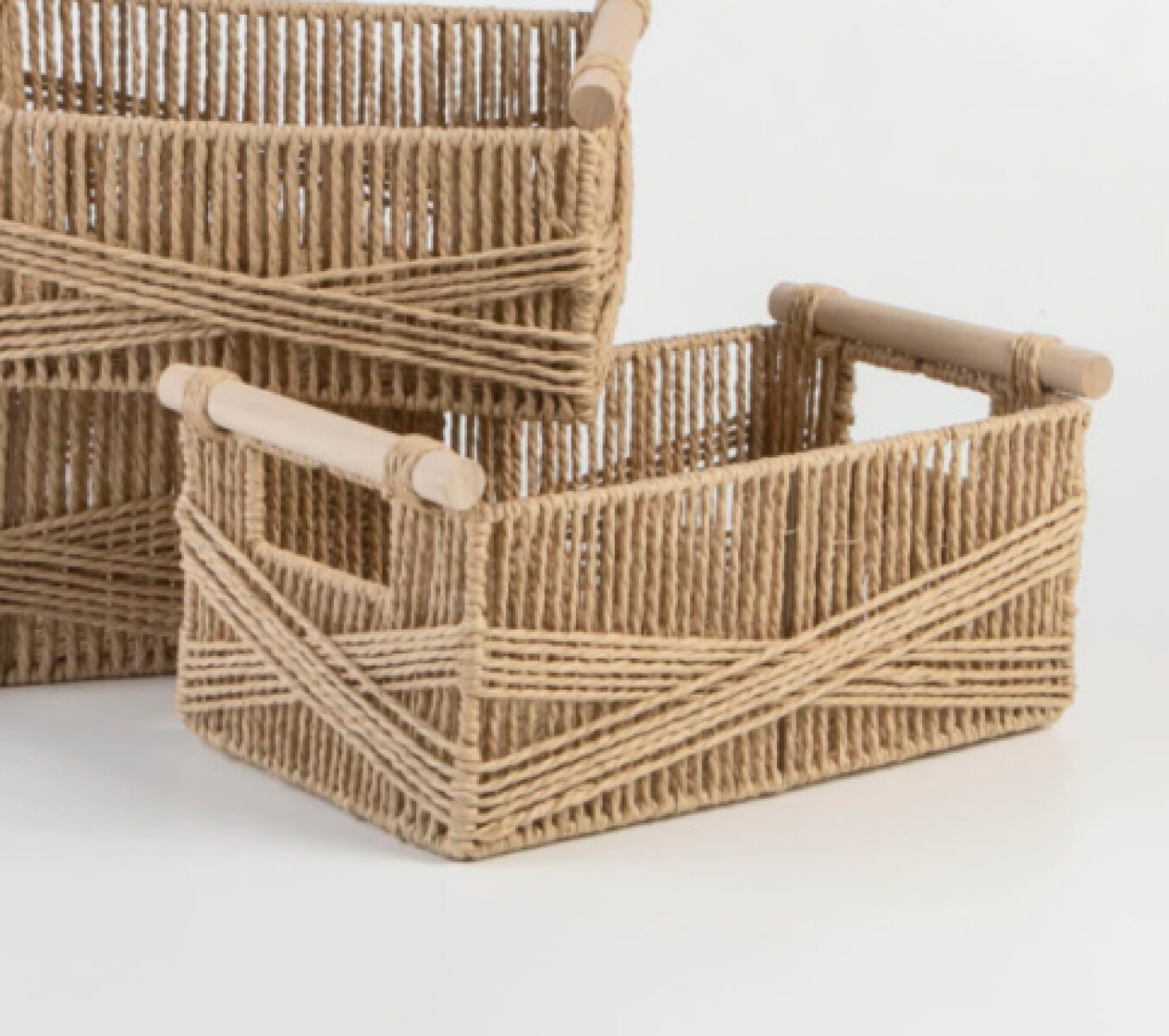 Cesto Fibras Naturales M 