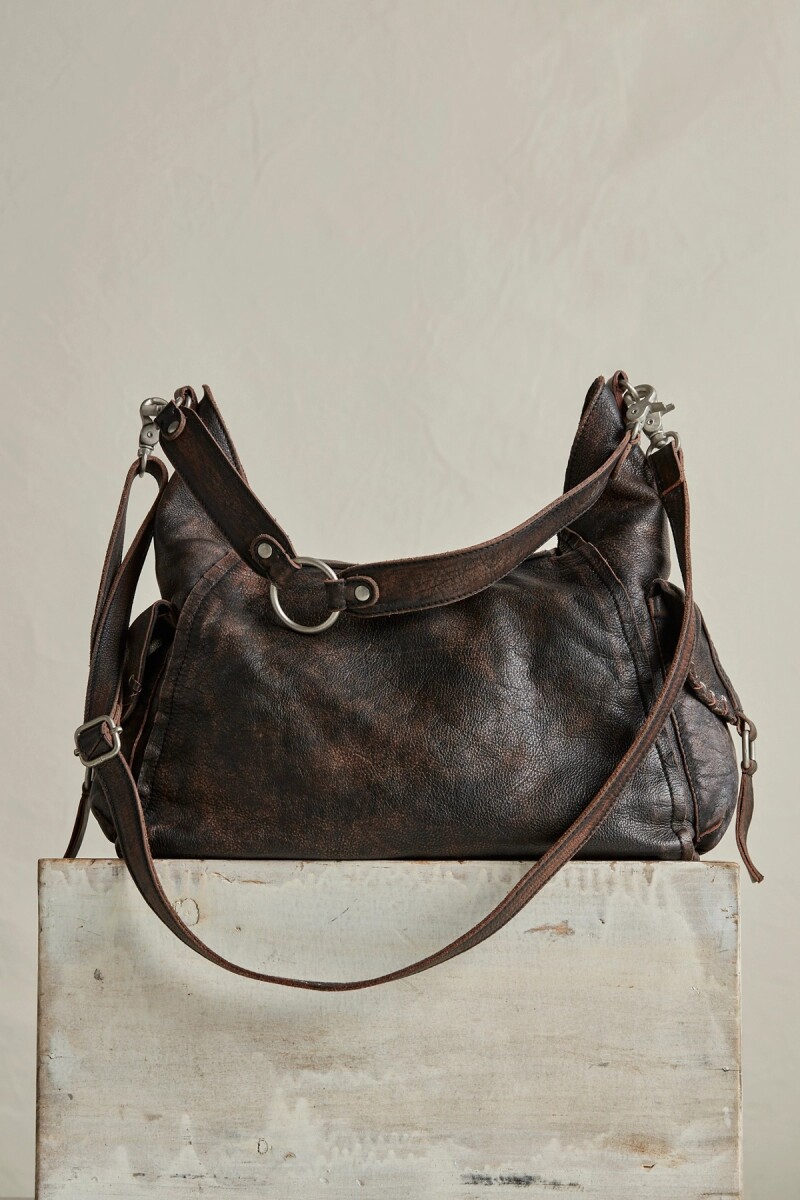 CARTERA HOBO LEIGH Negro