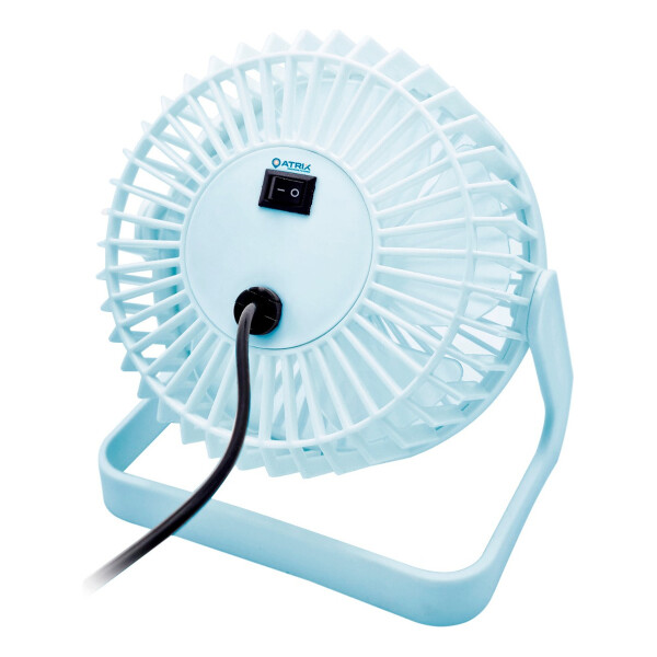 Mini Ventilador Usb Goldtech Oficina Hogar Escritorio Variante Color Celeste