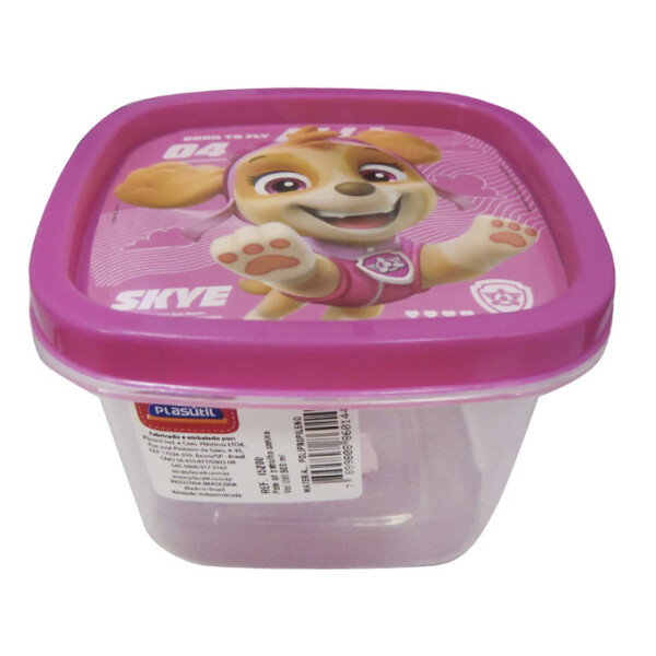 Tupper 500ml hermetico personajes paw patrol sky