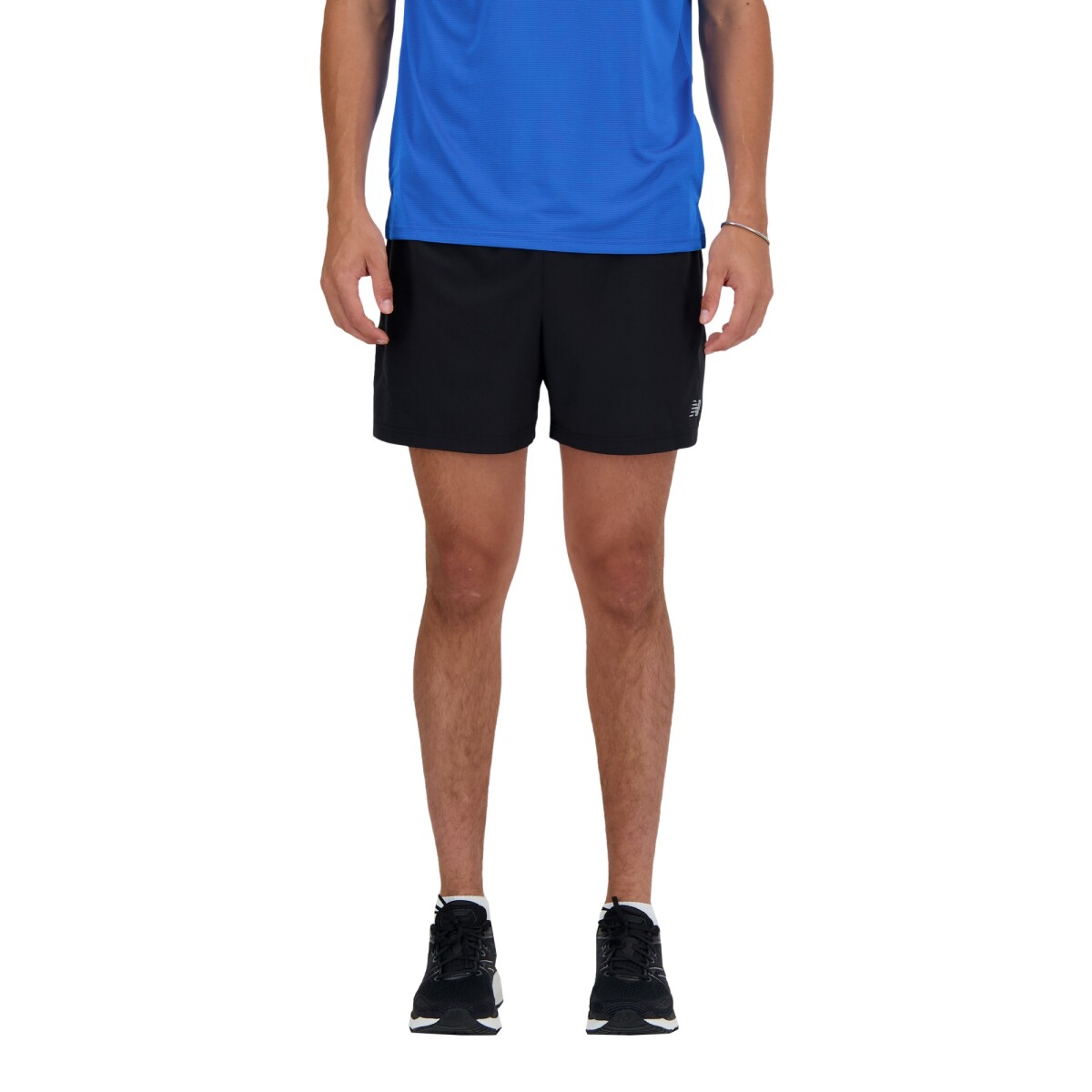 Short New Balance de Hombre - 5 INCH BRIEF - MS41227BK - BLACK 