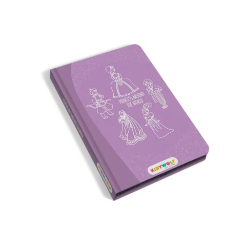 Mini Pizarra Led con libro y actividades Princess