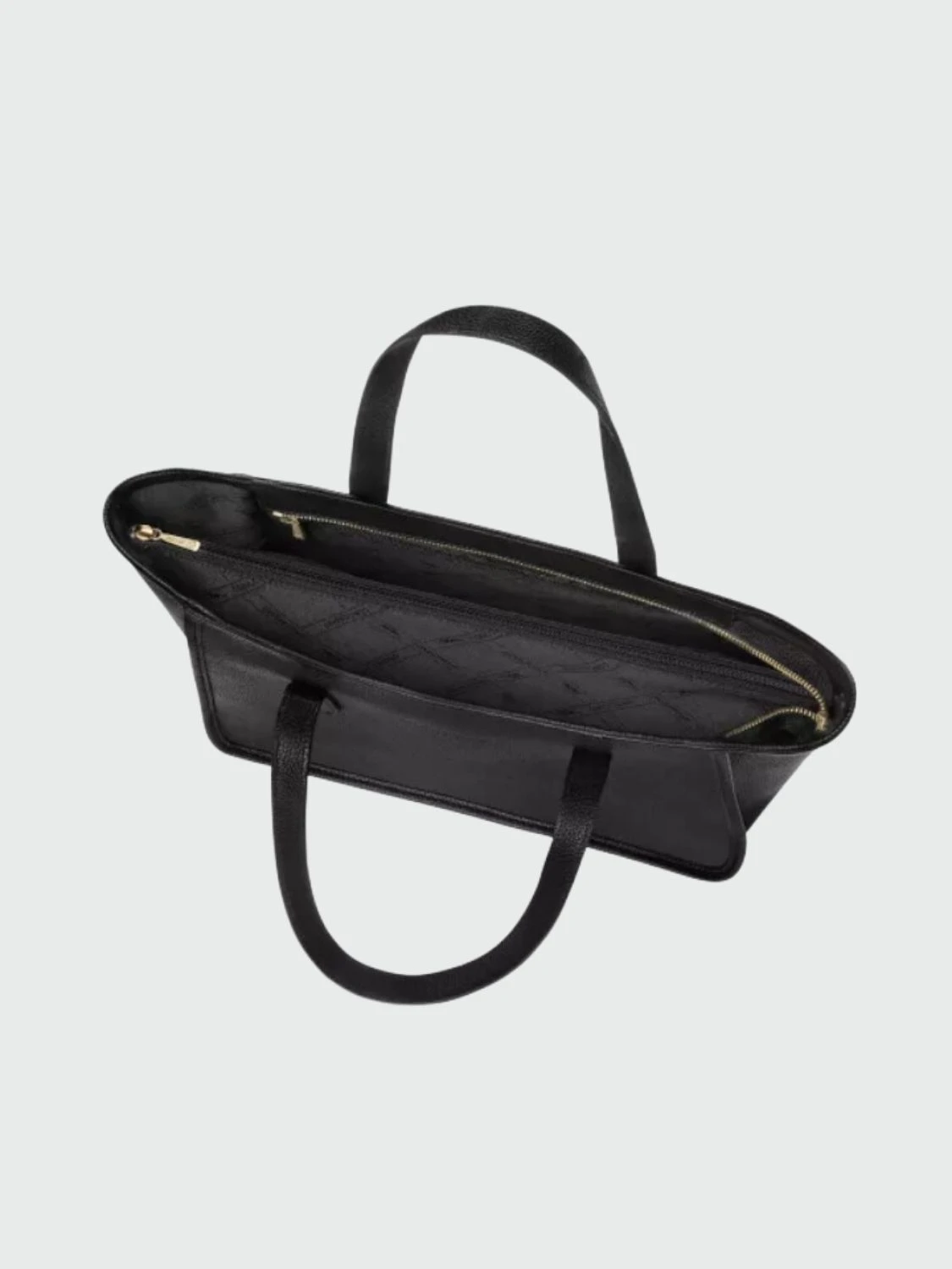 Longchamp -Cartera de cuero con gran capacidad, Le foulonné Negro