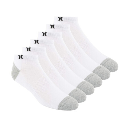 Medias Hurley 6pk - White White
