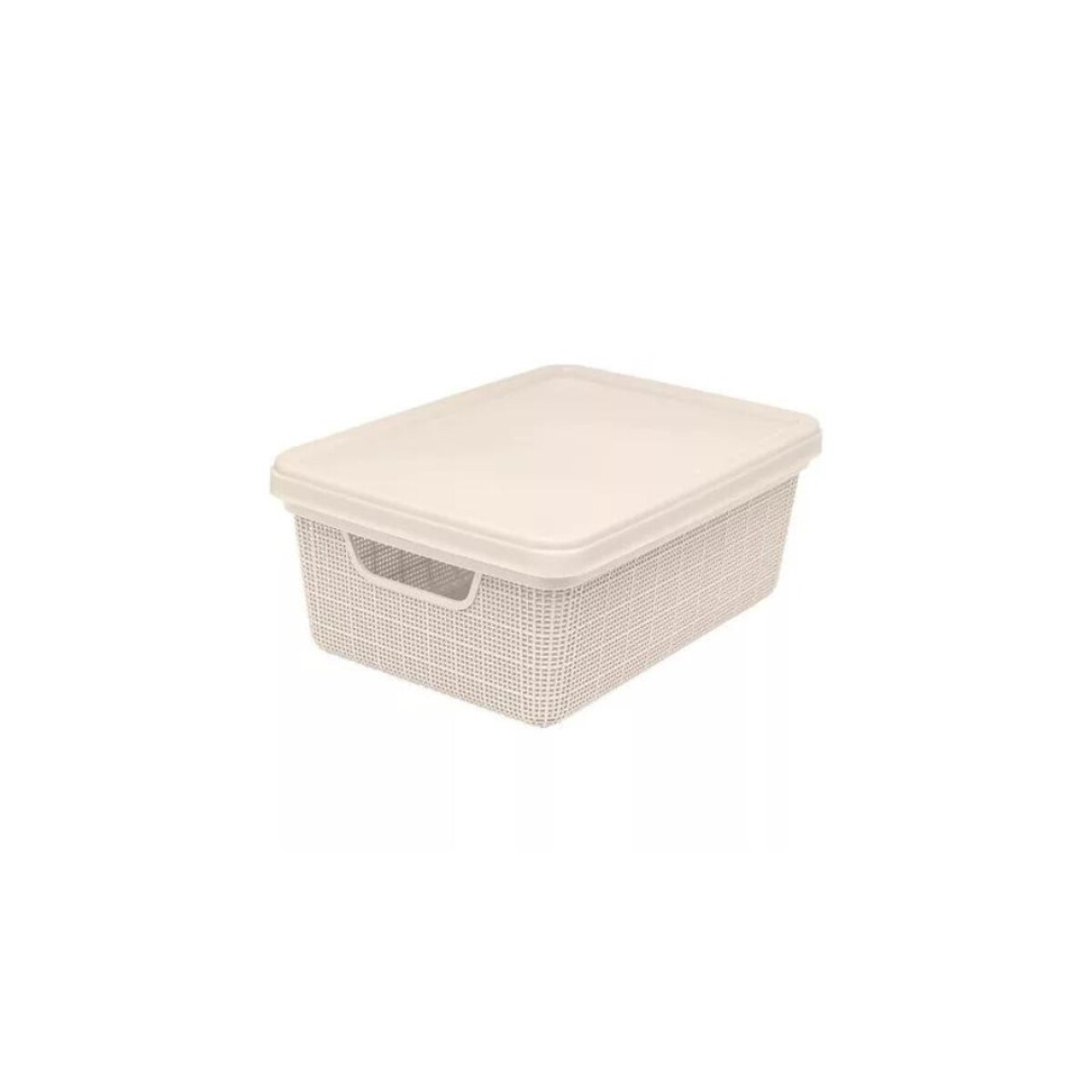 CANASTO SIMIL RATTAN BOSCO 15 LITROS - BEIGE 