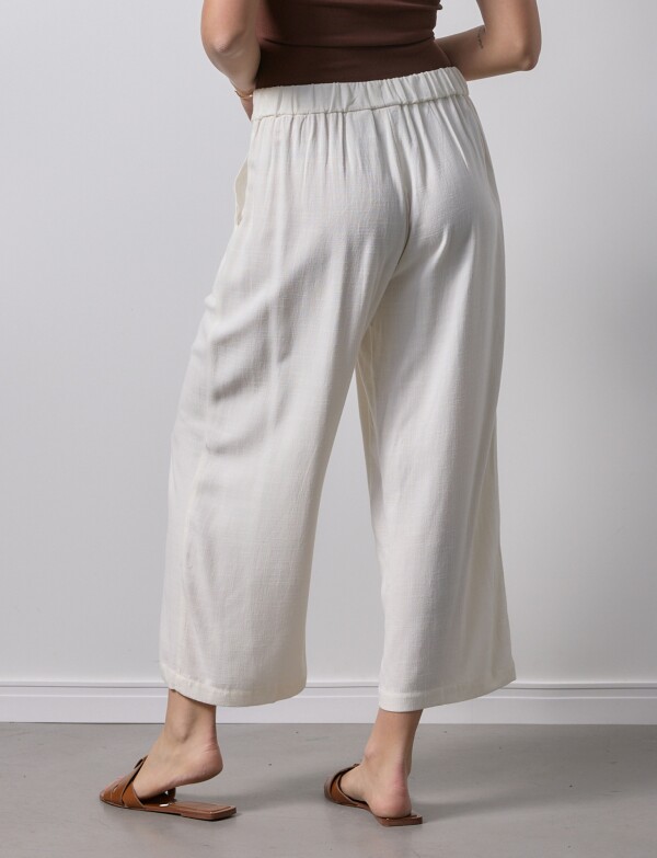 Pantalon Lino Pull On CRUDO
