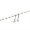 Caravanas Colgantes-Plata 925- Piedra Zirconia-CA3075 conpiedra