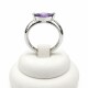 Anillo con piedra central Navette en color violeta Anillo con piedra central Navette en color violeta
