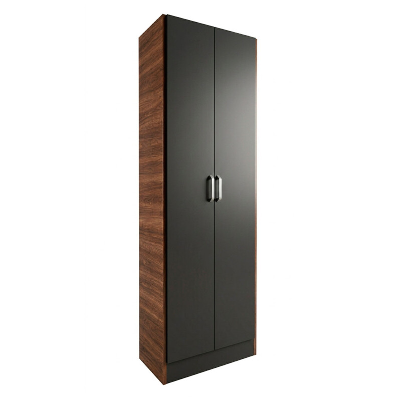 MULTIUSO 2 Puertas ZM -MS 18 Veteado Beige-Negro N/A