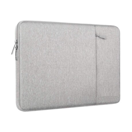 FUNDA ESTUCHE PARA NOTEBOOK / MACBOOK HASTA 14.2" DEVIA JUSTYLE Plateado