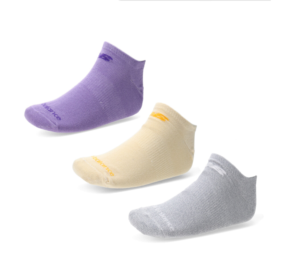 Medias X3 Show Unisex Mostaza/Violeta/Gris