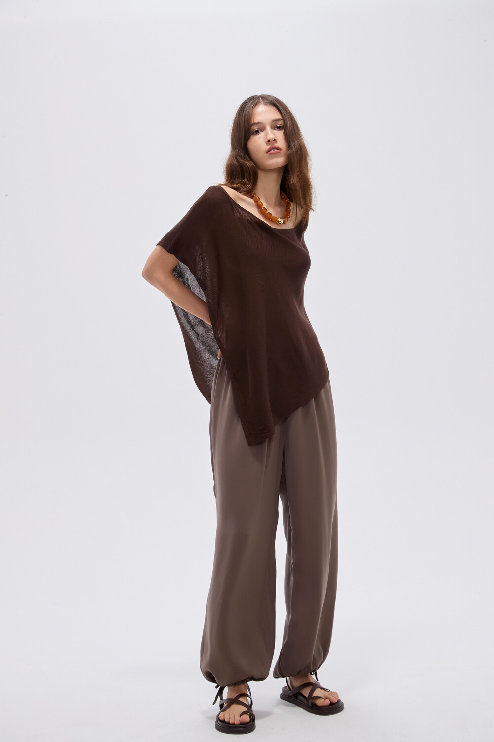 Poncho Frial Chocolate