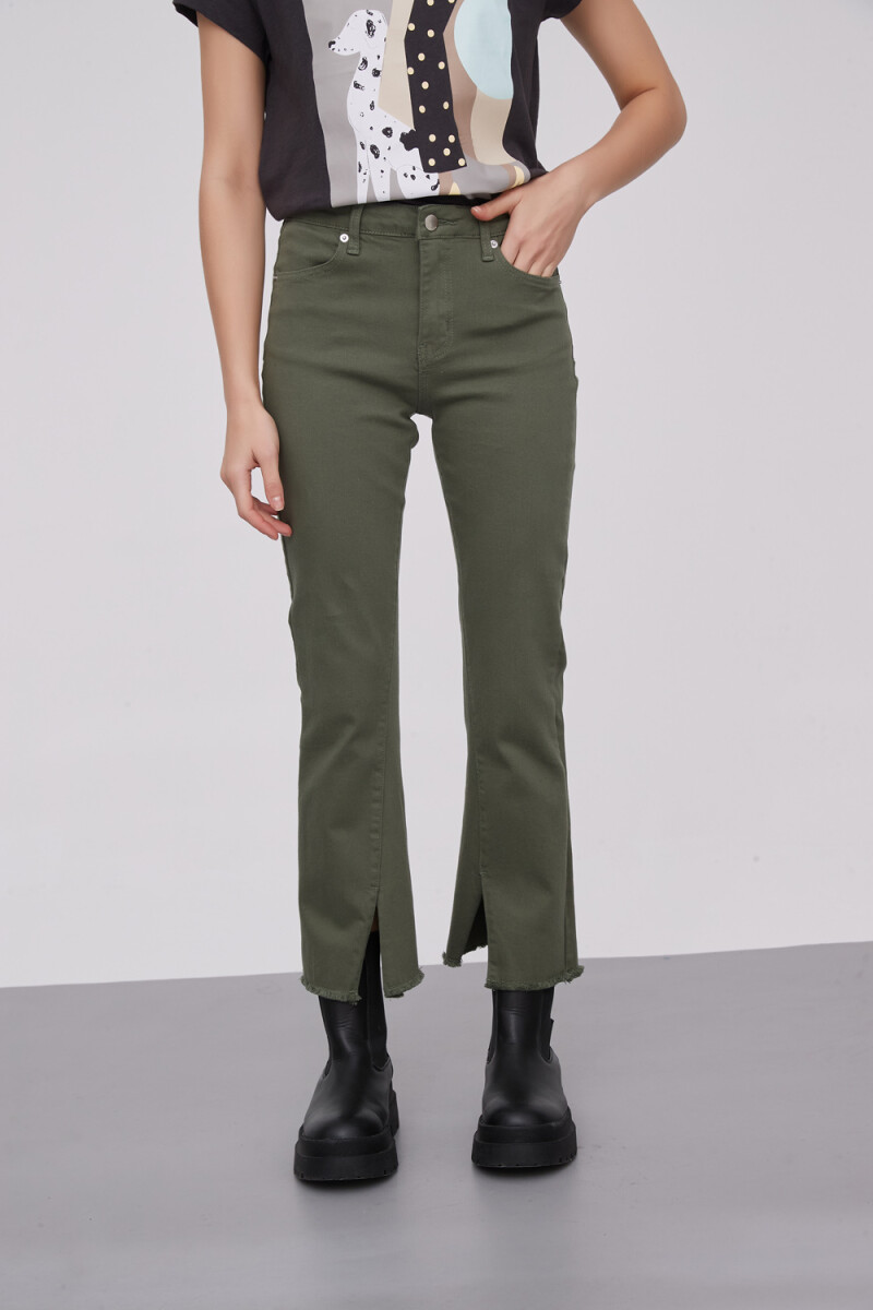 Pantalon Brindisi - Verde Seco 