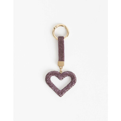 Llavero Strass Violeta Lila