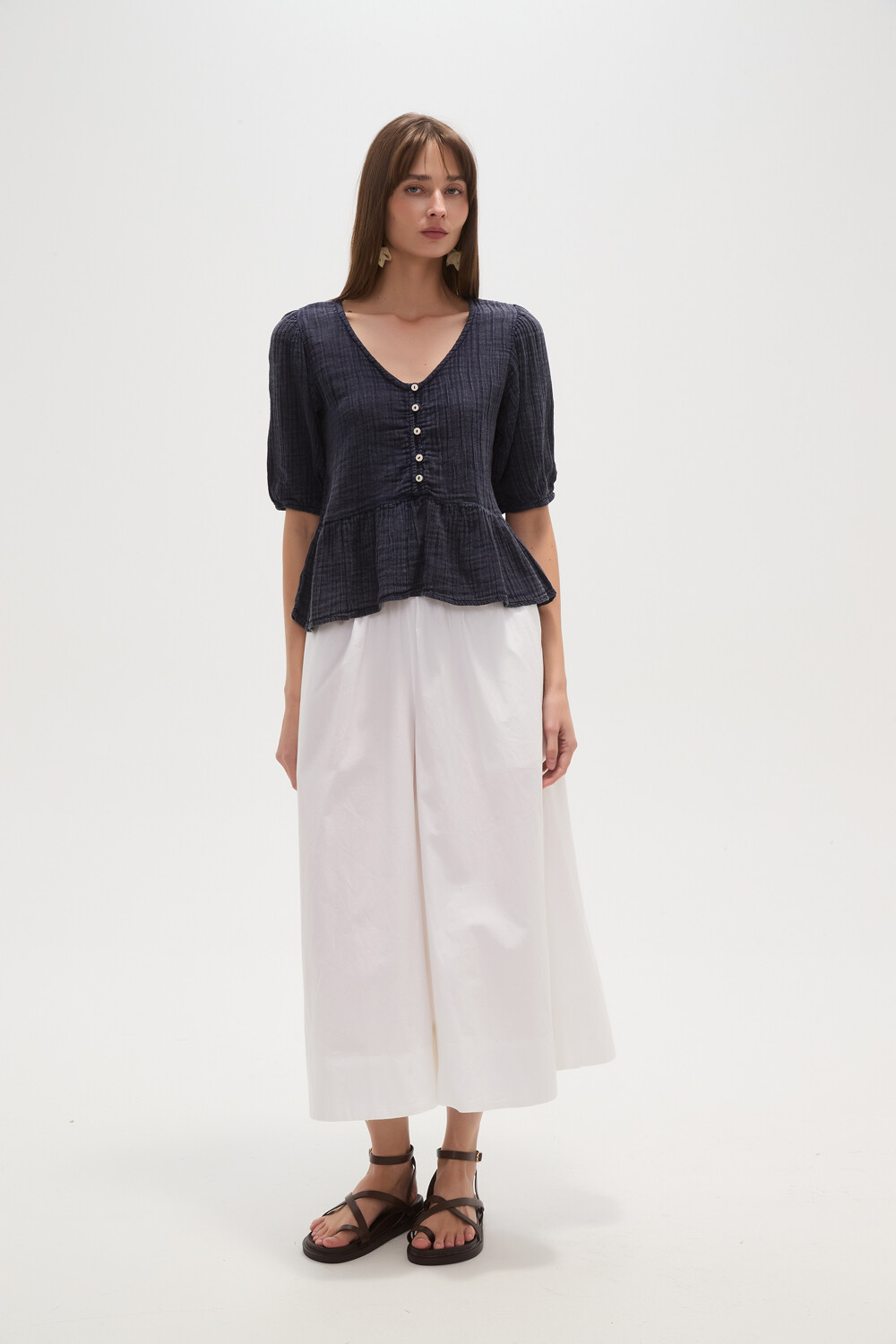 Blusa Osleb Azul Piedra