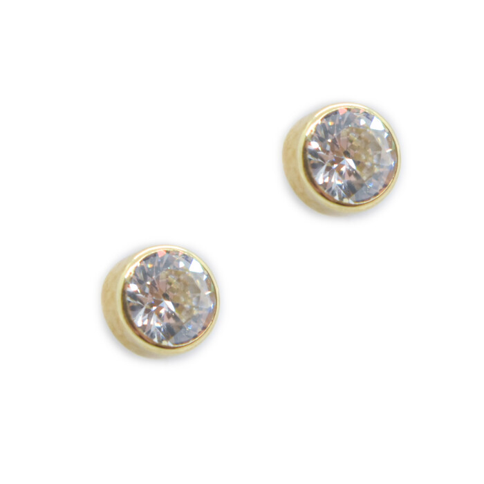 Caravanas Oro 9 kilates con Zirconias Caravanas Oro 9 kilates con Zirconias