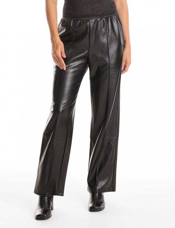 Pantalon Eco Cuero NEGRO