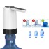 Dispensador Agua Bidon Bomba Eléctrica Automatica Recargable Variante Color Plateado Negro