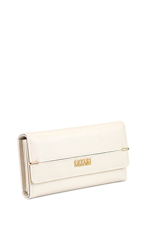 BILLETERA COVERI CORTA BEIGE
