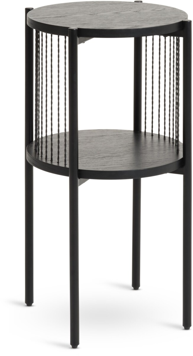 Mesita de noche EGELEV negro 