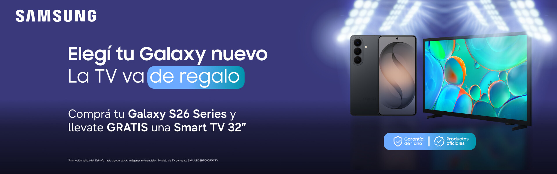 Promo Serie S + TV de regalo