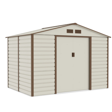 CASITA DE JARDIN ACERO NATURAL-BEIGE KUBO