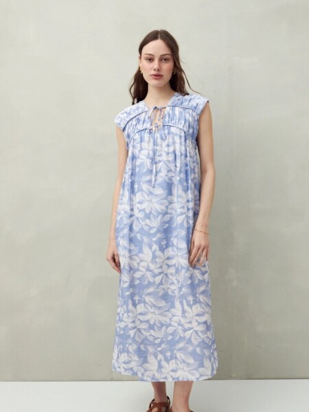 VESTIDO D.CASSIN WILLA AZUL