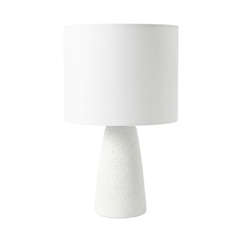 LAMPARA BLANCA P/MESA 29.5X48CM Unica