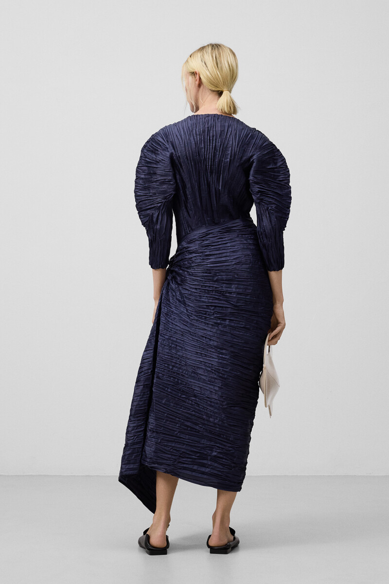 TOP CRINKLE Azul