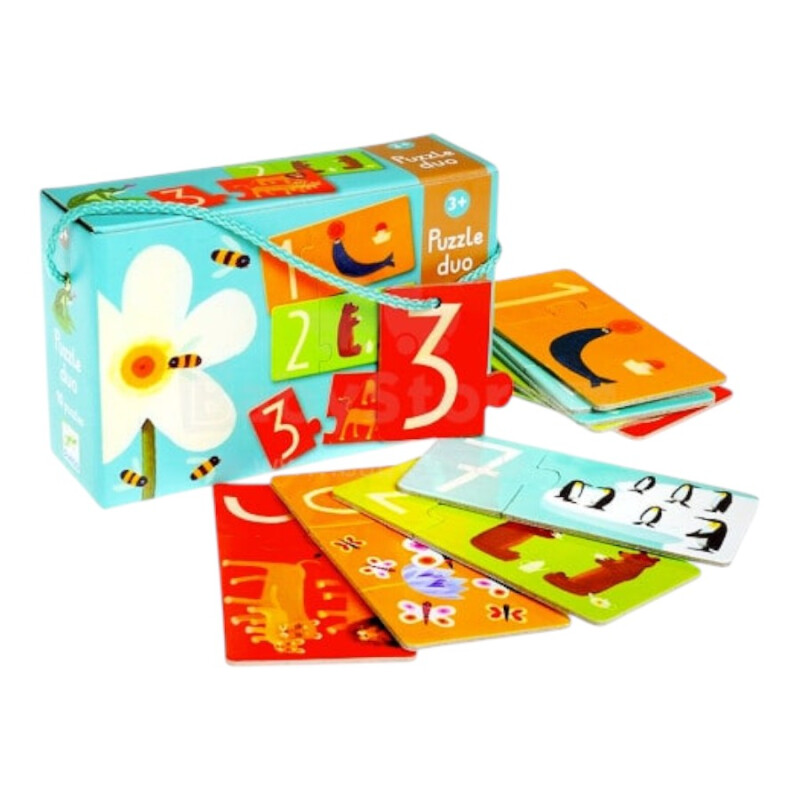 Puzzle Duo Cifras +2 Djeco Puzzle Duo Cifras +2 Djeco
