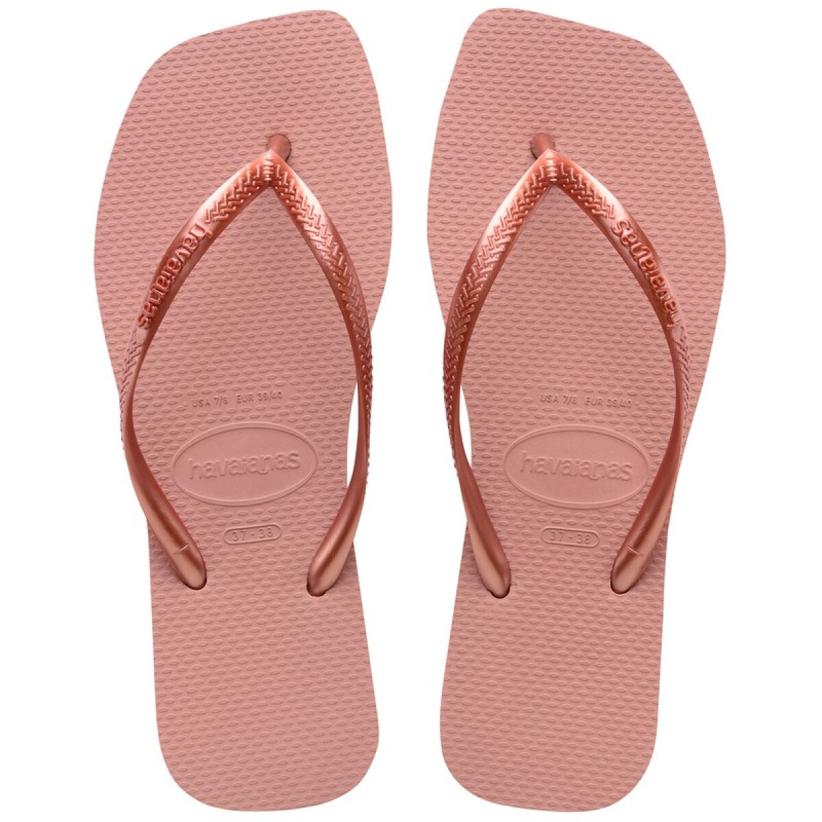 Ojotas Havaianas Slim Square - Rosado 
