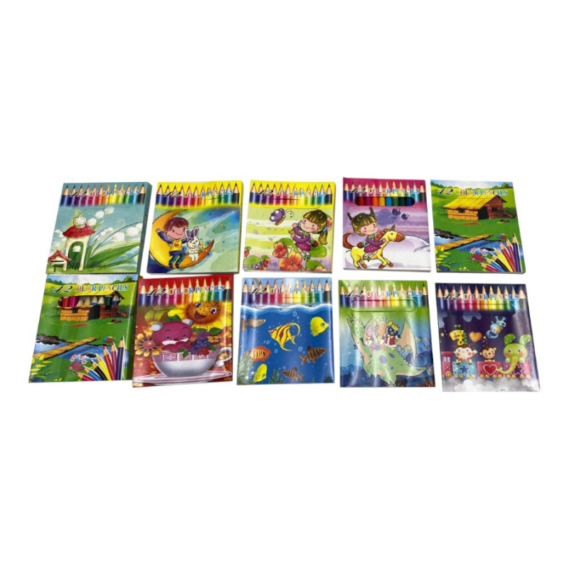 Lápices de Colores Cortos x12 Lápices de Colores Cortos x12