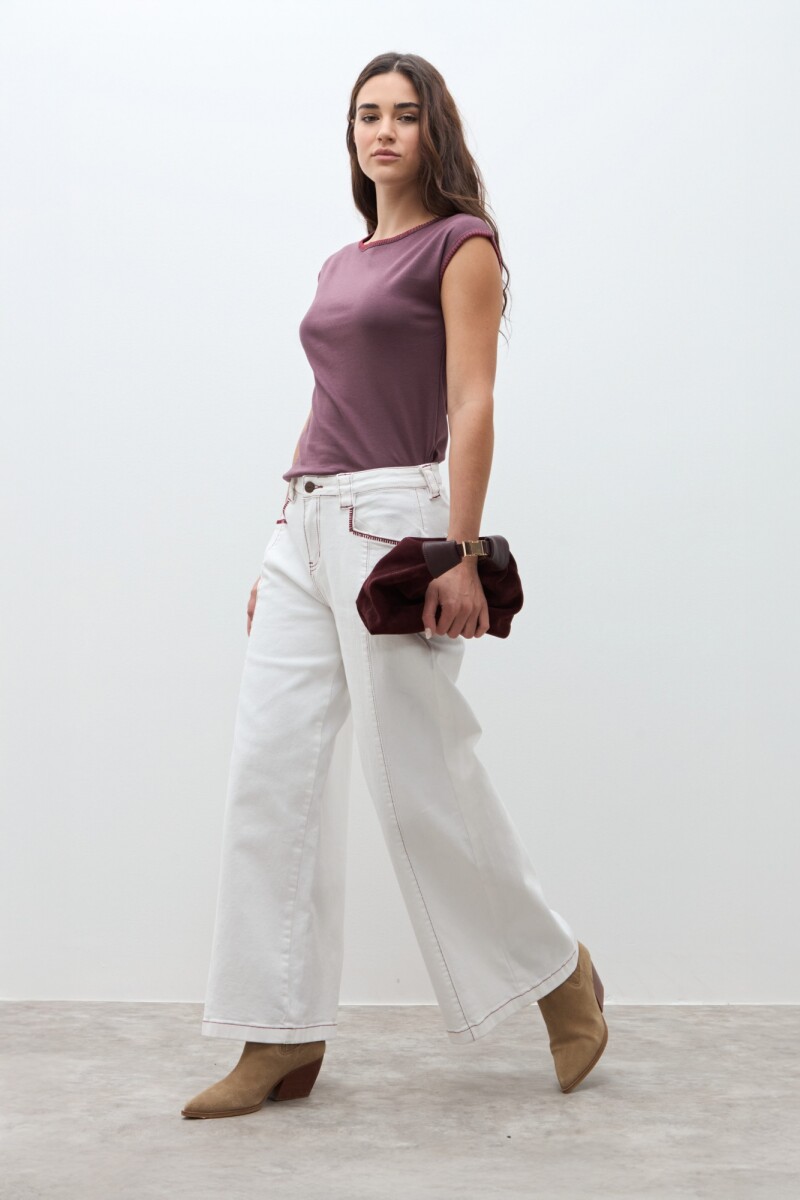 Jean culotte Mavis crudo