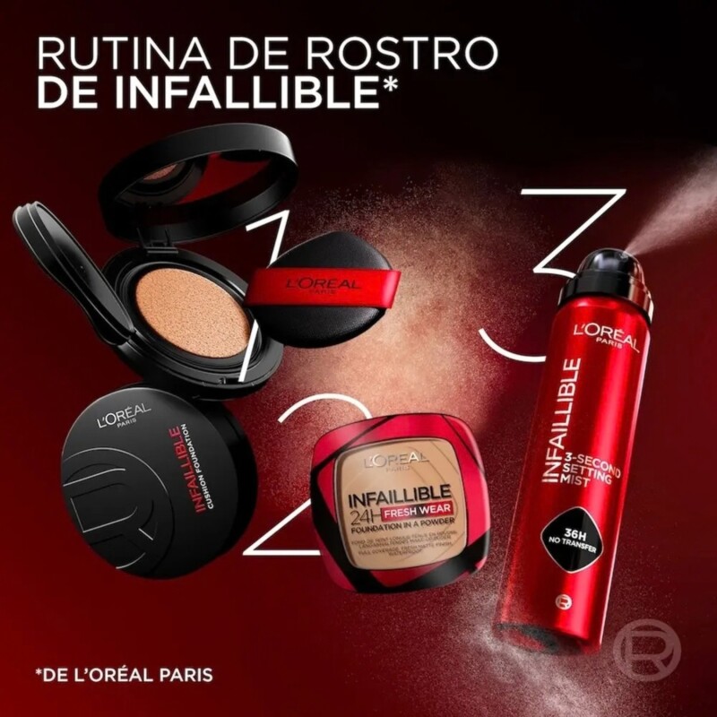 Base L'Oréal Paris Infallible Air Wear Cushion 24hs N°140