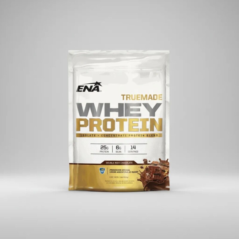 Suplemento en polvo ENA Whey True Made 1LB Chocolate