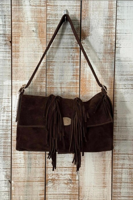 Cartera Arizona Chocolate Gamuza