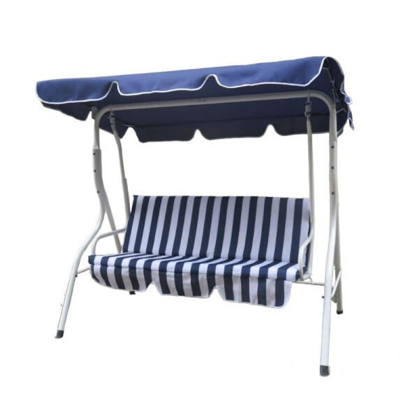 HAMACA DE JARDIN - AZUL CON BLANCO HAMACA DE JARDIN - AZUL CON BLANCO