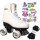 Patín Artístico Bota Dura + Regalo N1 Venta Garantía Blanco