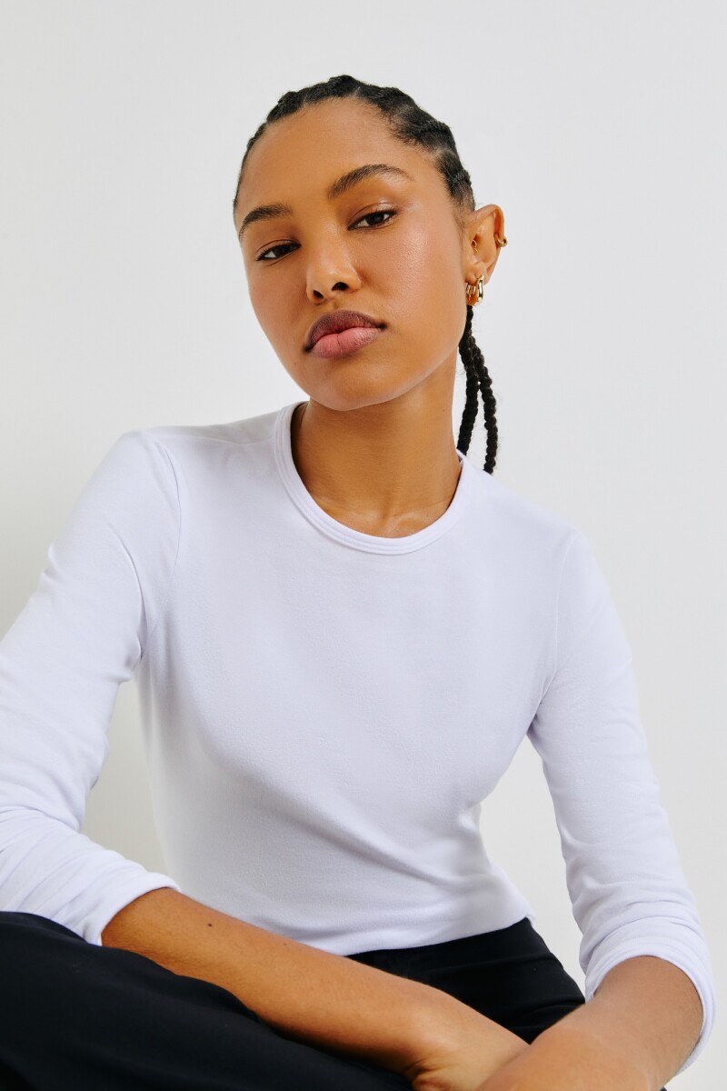 BLUSA ML FEM - BRANCO 