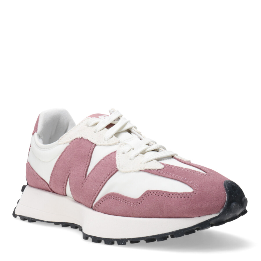 Championes de Mujer New Balance 327 Blanco - Rosado