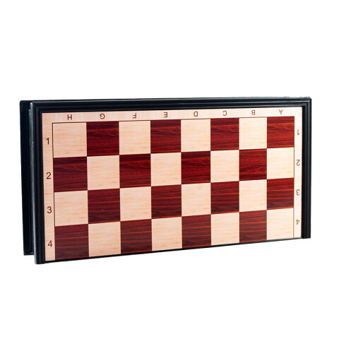 OUTLET Ajedrez y Dama 2en1 magnetico tablero 18x18cm Outlet Ajedrez Y Dama 2en1 Magnetico Tablero 18x18cm