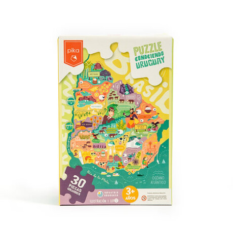 PUZZLE CONOCIENDO URUGUAY 30 PIEZAS PUZZLE CONOCIENDO URUGUAY 30 PIEZAS